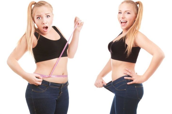 Full and weight -losing girl