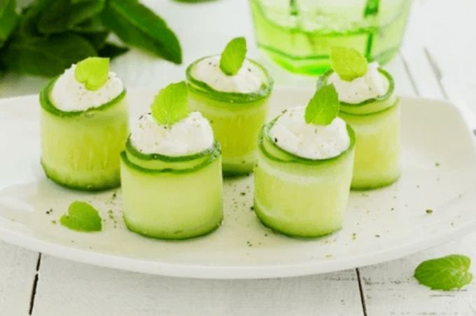 Cucumber rolls during the attack phase