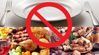 Forbidden foods for gastritis